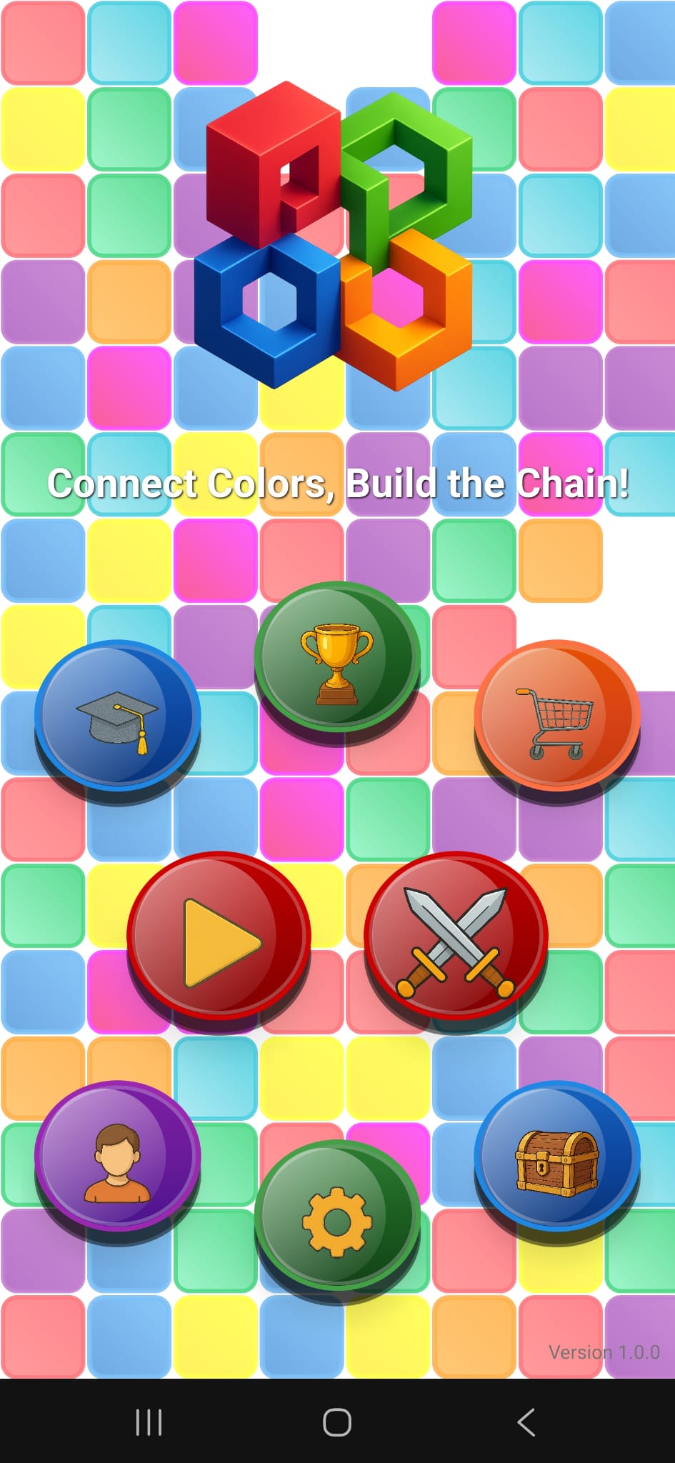 Color Chain Game Screenshot