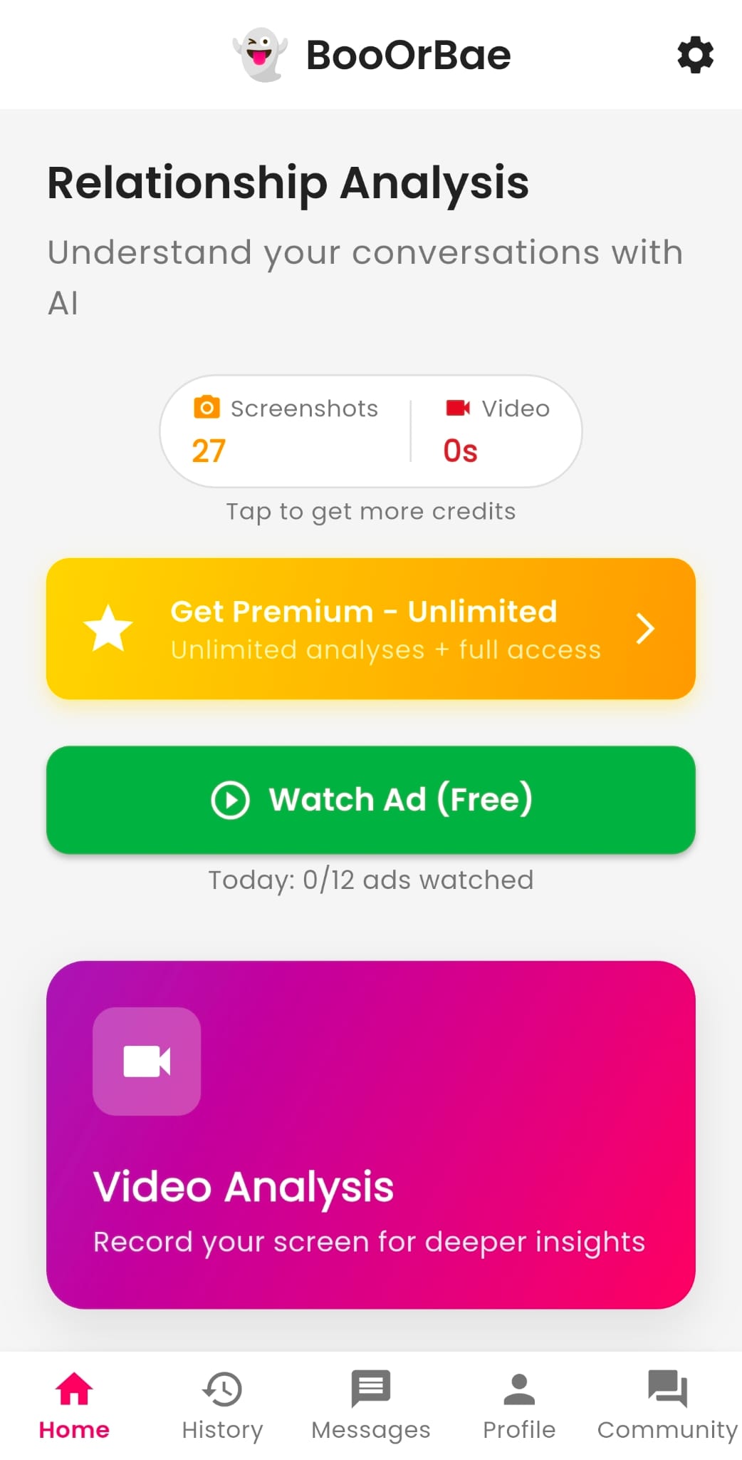 BooOrBae App Screenshot